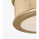 Paloma Contreras Ritz 3 Light 14 inch Gild Flush Mount Ceiling Light