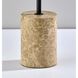 Rayne 27 inch 40 watt Brown Marble and Black Table Lamp Portable Light