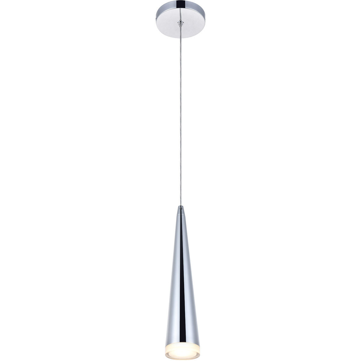 Fantasia LED 4.72 inch Chrome Pendant Ceiling Light