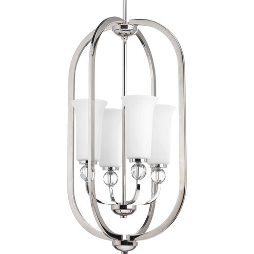 Elina 4 Light 16 inch Polished Nickel Pendant Ceiling Light