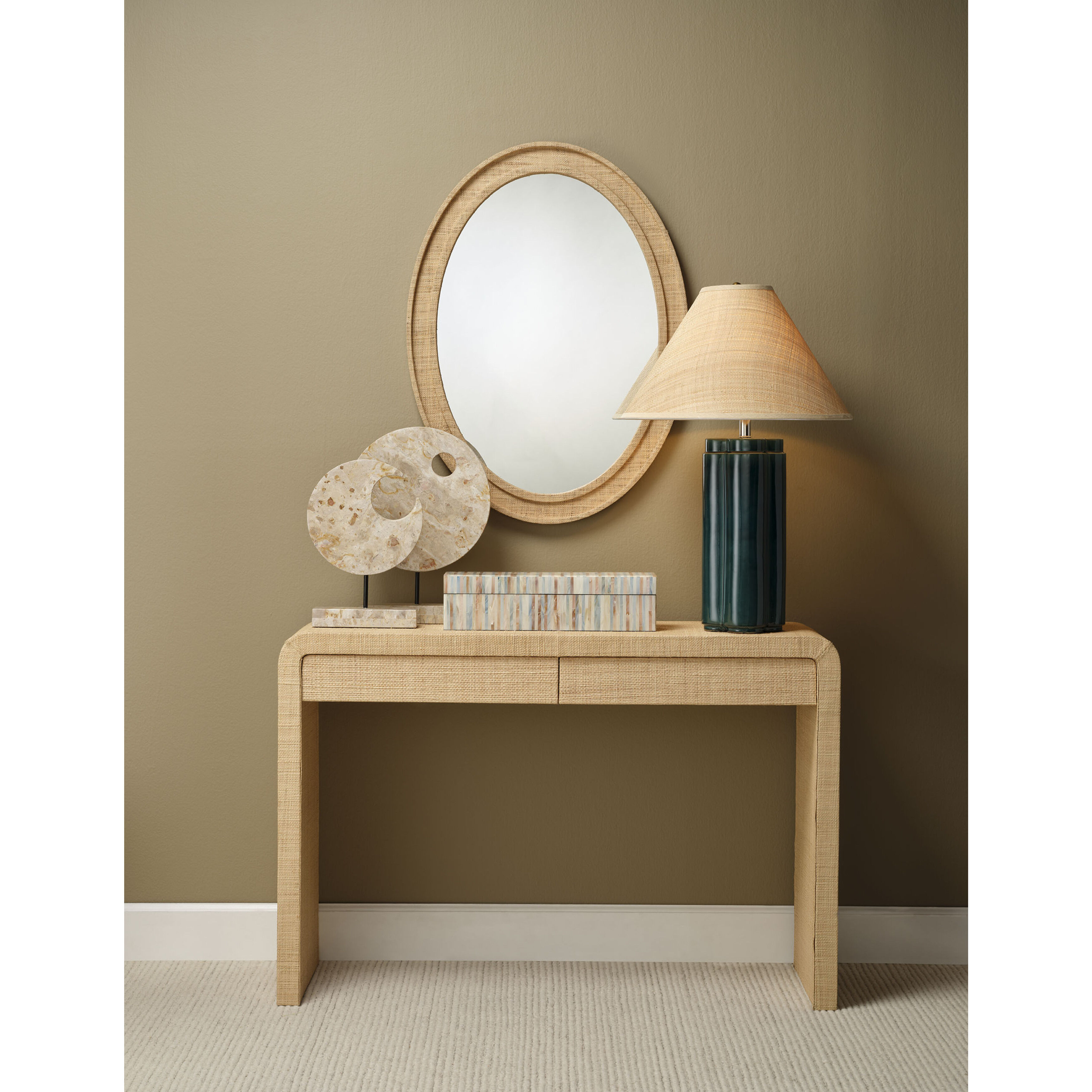 Valley 35 X 26 inch Natural Wall Mirror