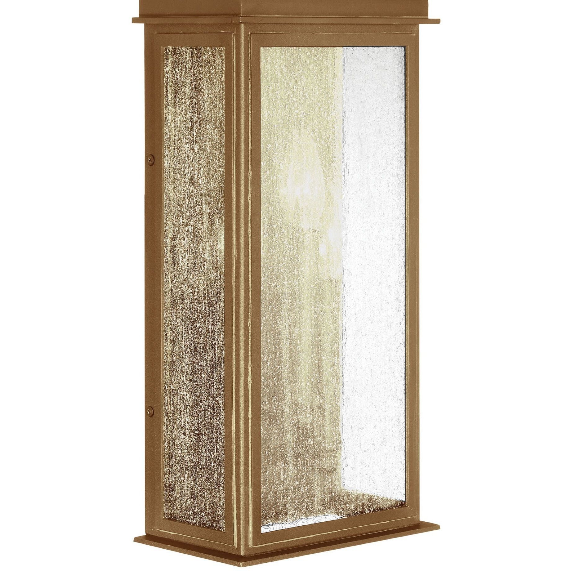 Madrid 3 Light 19 inch Weathered Brass Outdoor Wall Sconce