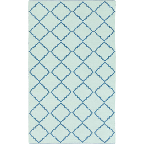 Picnic 36 X 24 inch Blue/Seafoam Handmade Rug