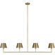 Drew & Jonathan Ender Linear Chandelier Ceiling Light, Large