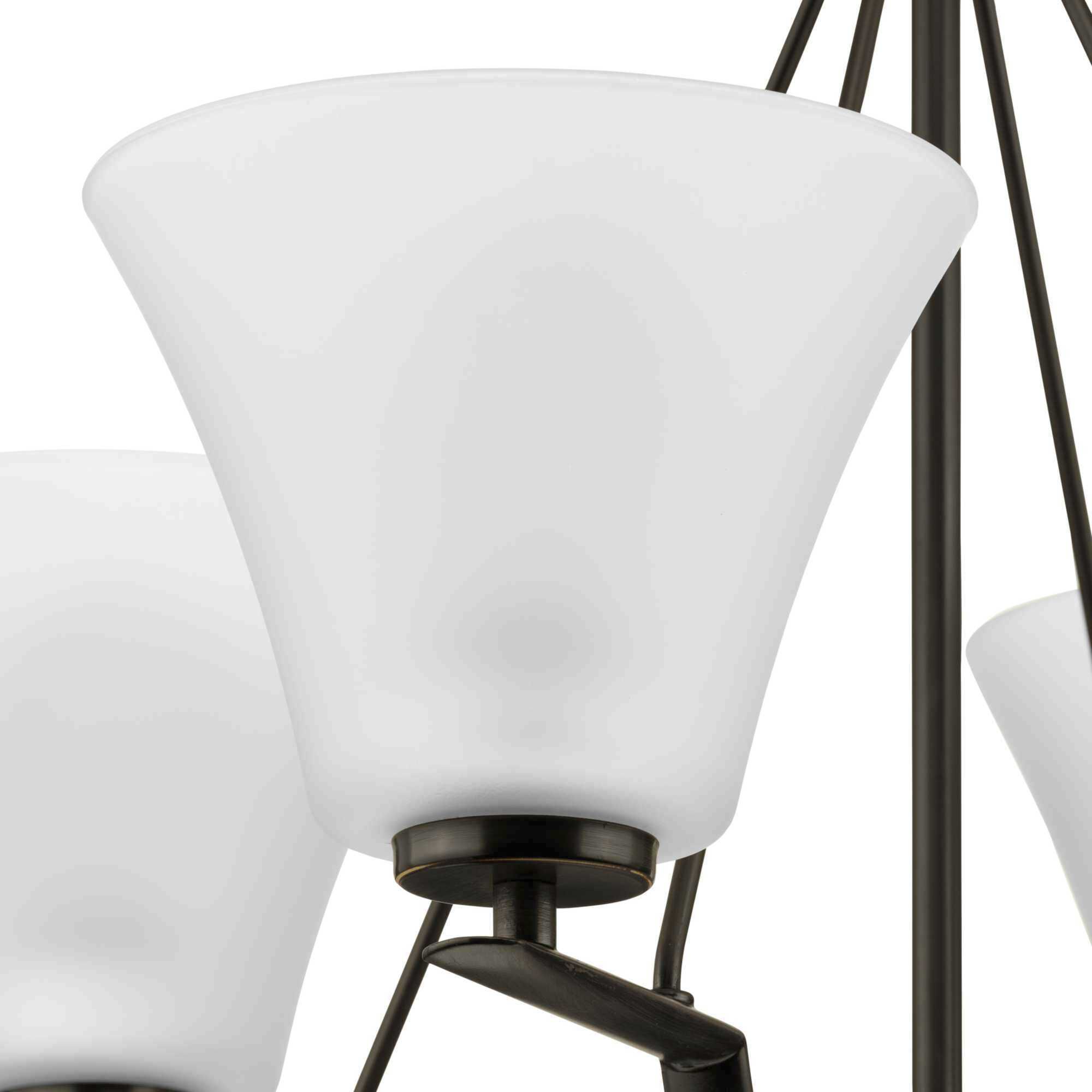 Bravo 4 Light 24 inch Antique Bronze Chandelier Ceiling Light