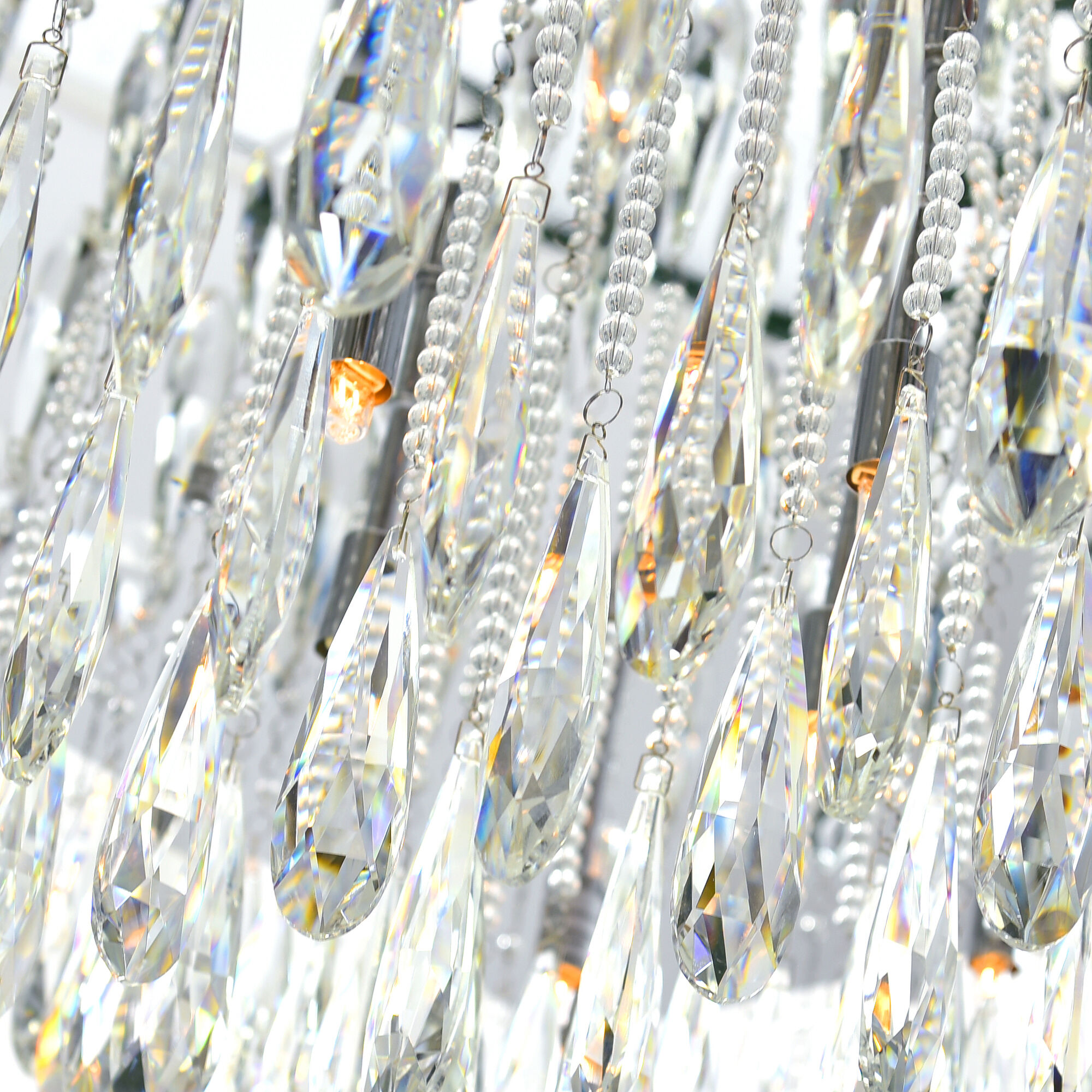 Bianca 20 Light 32 inch Chrome Flush Mount Ceiling Light