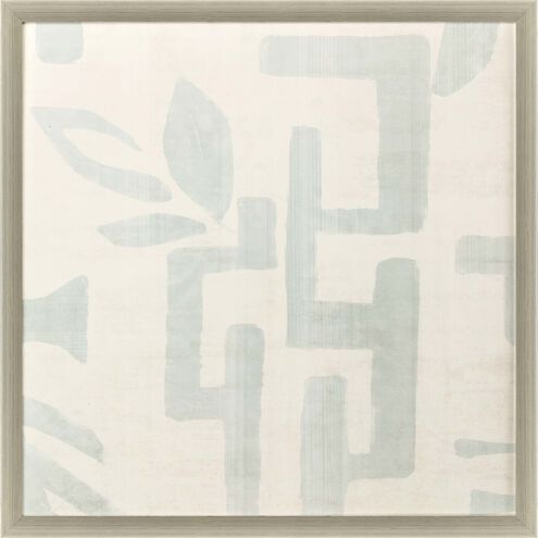 Geometrics Collection White Framed Art