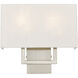 Pierson 2 Light 13 inch Brushed Nickel ADA ADA Wall Sconce Wall Light