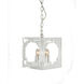 Canada 4 Light 10 inch Chrome Chandelier Ceiling Light
