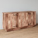 River Wood 72 X 18 inch Natural with Smoke Gray Credenza
