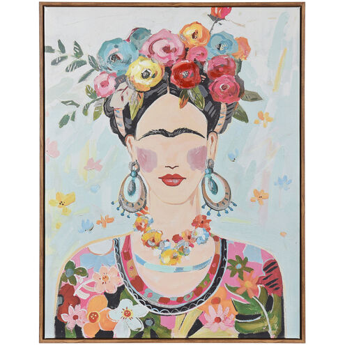 Boho Frida Blue Wall Art