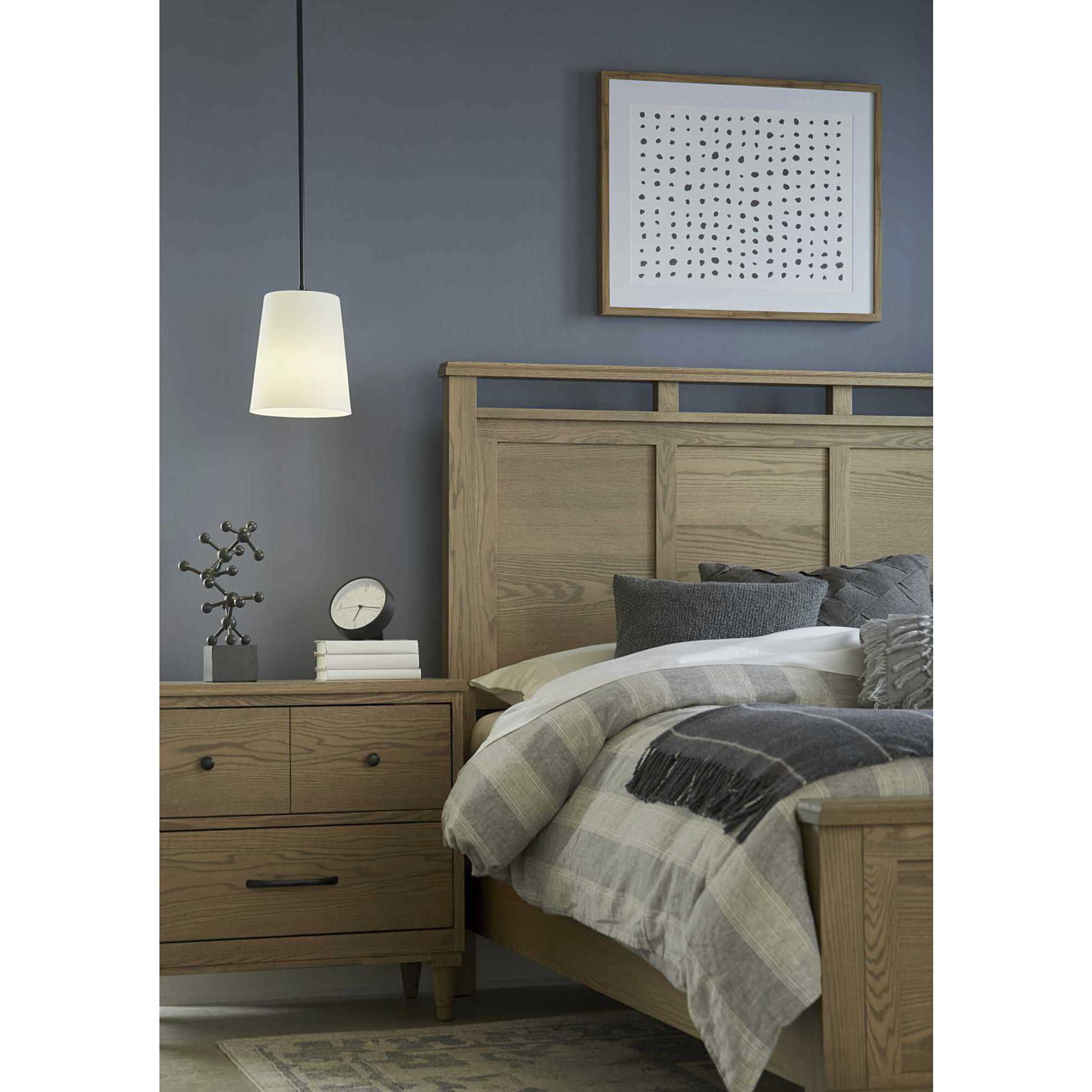 Clarion 1 Light 9 inch Matte Black Pendant Ceiling Light