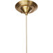 Helen 1 Light 6.75 inch Blue Pendant Ceiling Light, Small