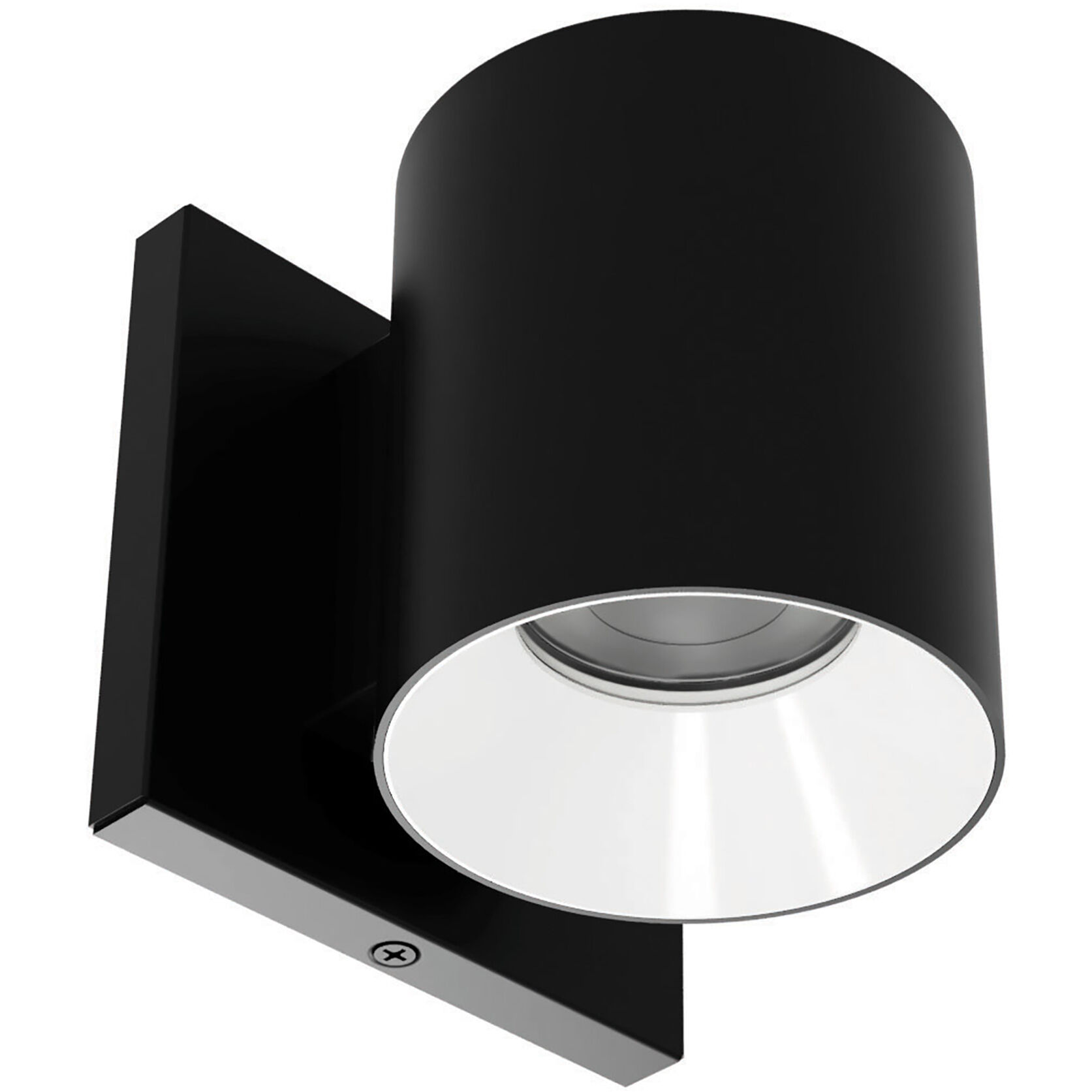 Zoron LED 4.25 inch Black and White Outdoor Wall Lighting in Black/White