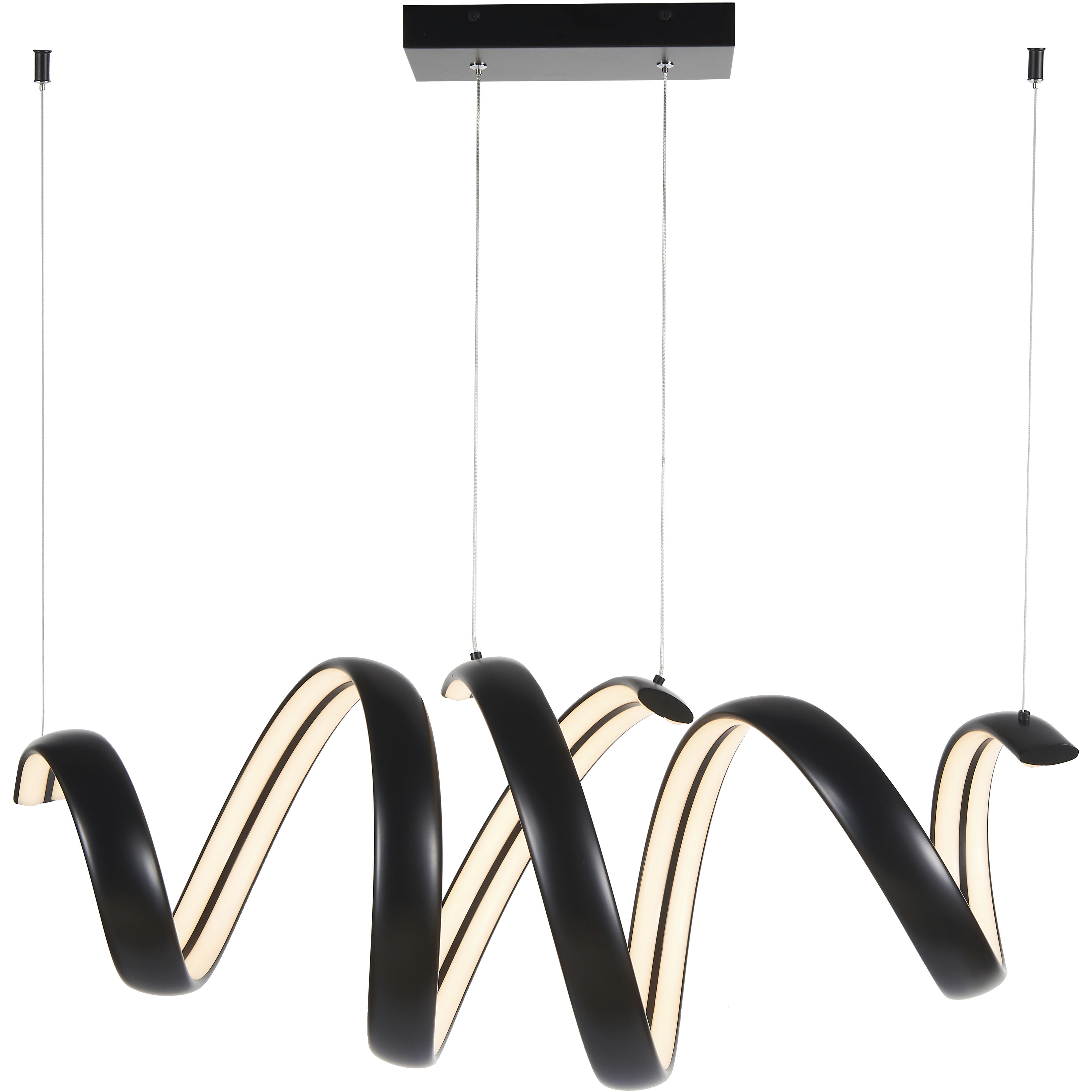 Sling LED 14.5 inch Matte Black Pendant Ceiling Light