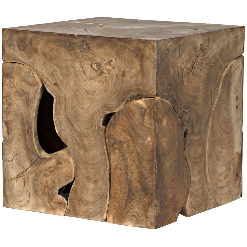 Vert 16 X 16 inch Clear Coat Satin Side Table