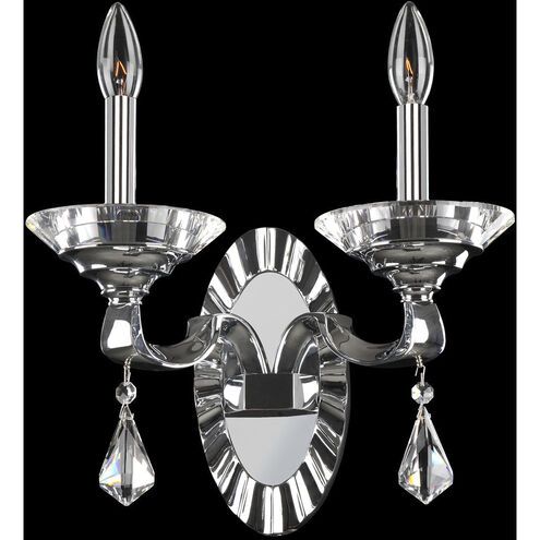 Cosimo 2 Light 13 inch Chrome Wall Sconce Wall Light