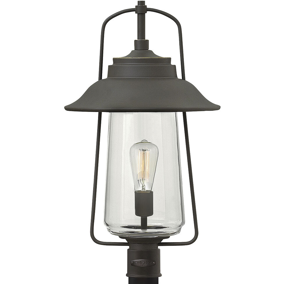 Belden Place 1 Light 22 inch Oil Rubbed Bronze Outdoor Post Mount Lantern