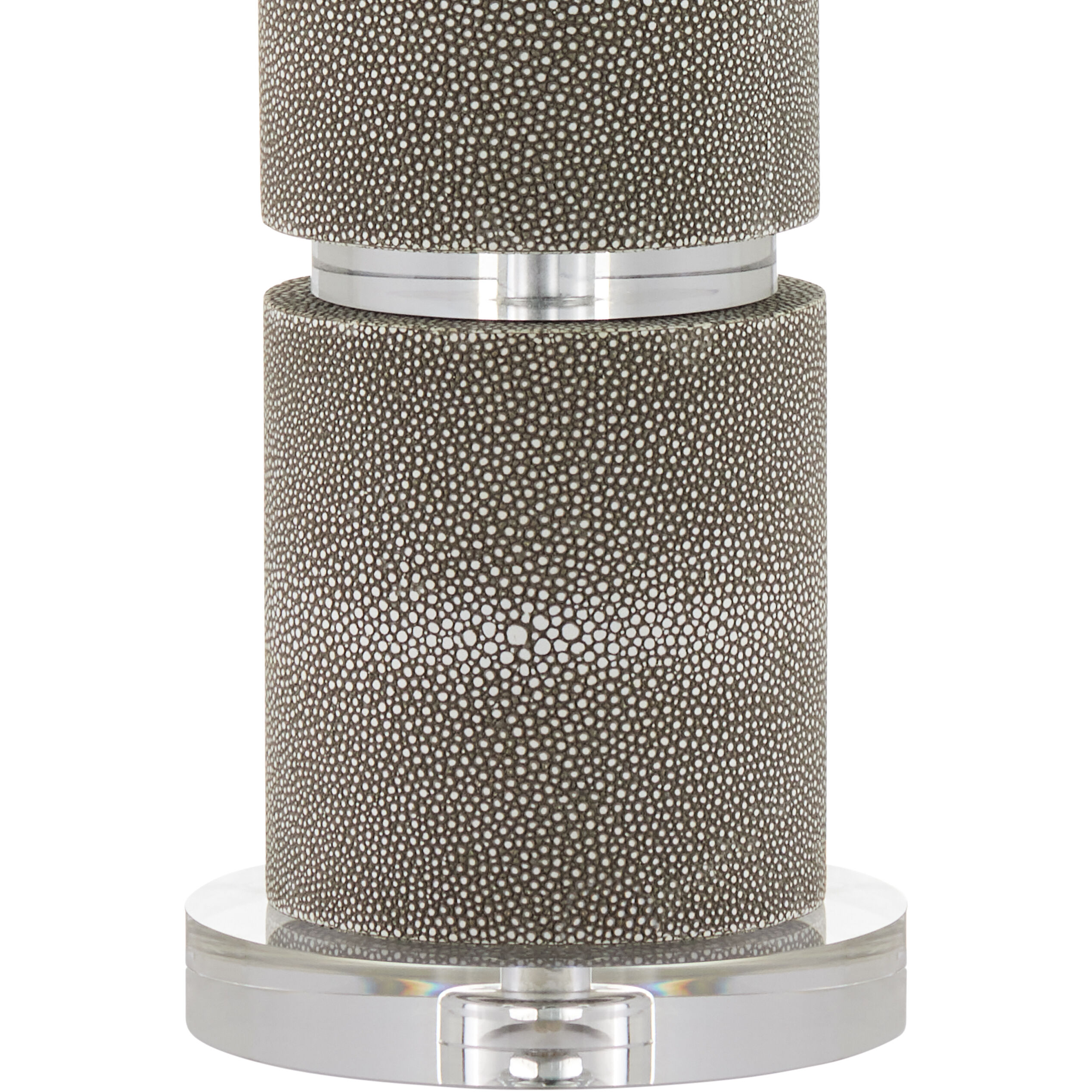 Lofitt 29.75 inch 150.00 watt Gray/Clear Table Lamp Portable Light