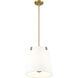 Weston 3 Light 13 inch Modern Gold Pendant Ceiling Light