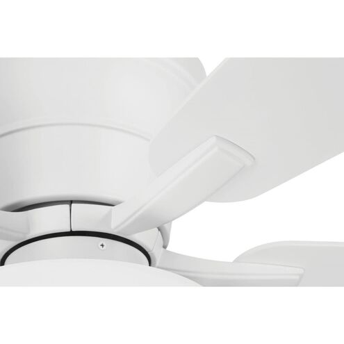Wheeler 52 inch White with White/Washed Oak Blades Fan