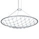 Constellation Galaxy Matrix LED 60.75 inch Bright Satin Aluminum Pendant Ceiling Light