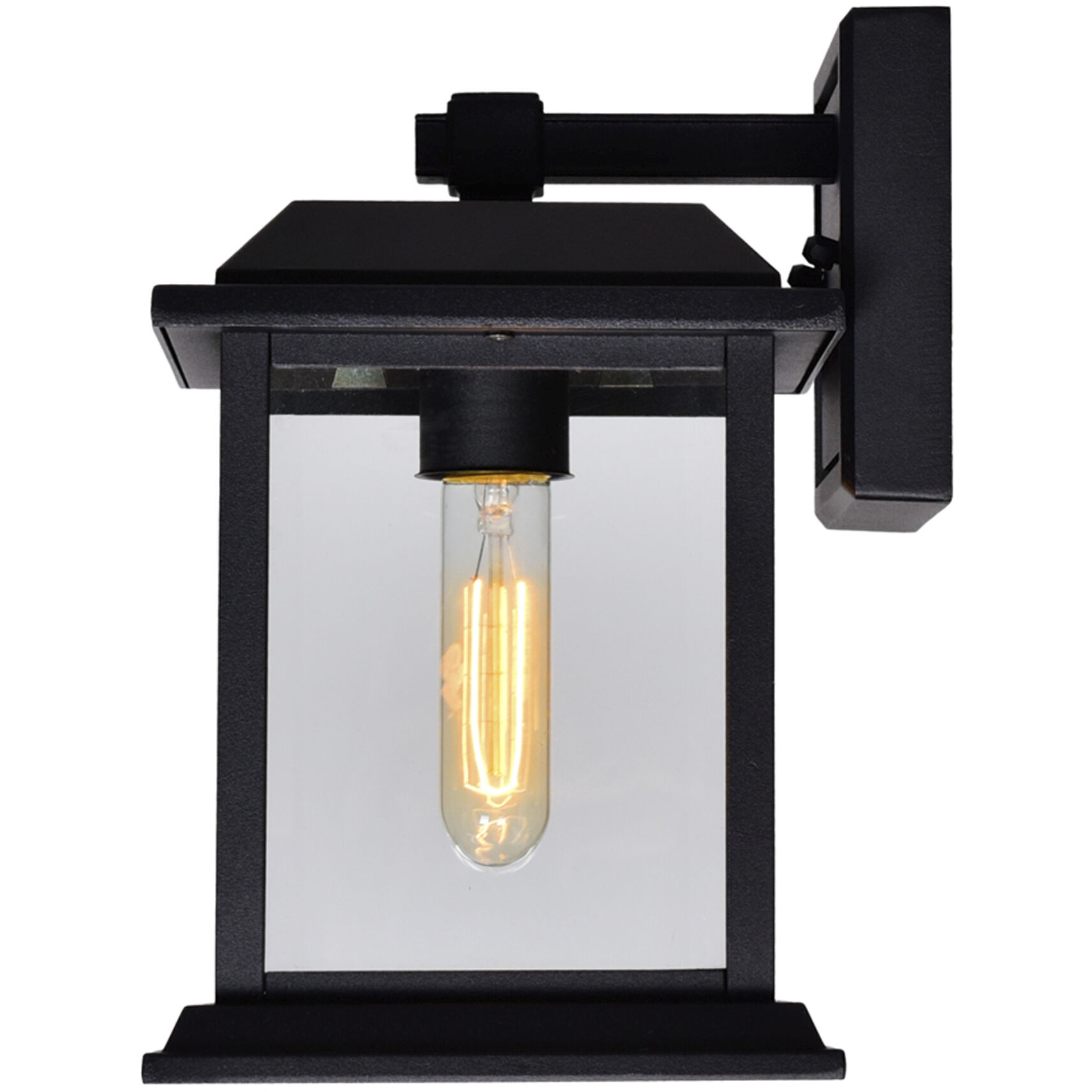 Blackbridge 1 Light 10 inch Black Outdoor Wall Light