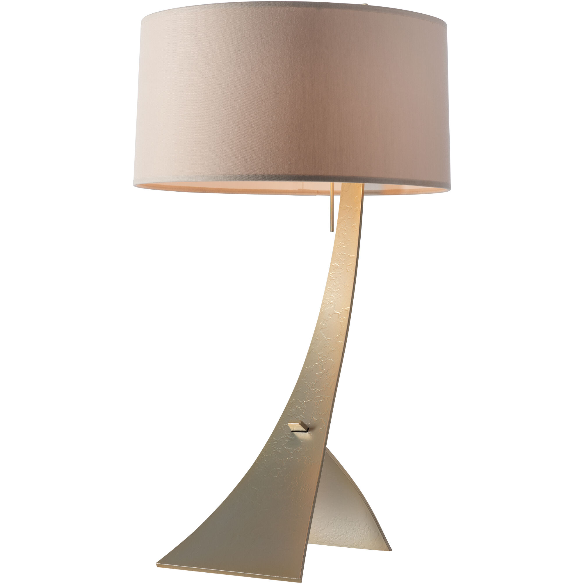 Stasis 28.3 inch 150 watt Modern Brass Table Lamp Portable Light in Flax