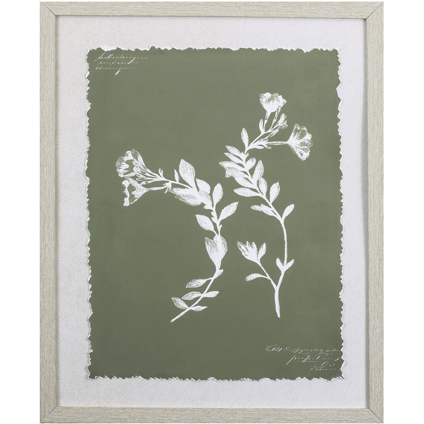 Botanical Garden Green Framed Art, Propac