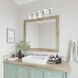 Zurich 4 Light 36 inch Polished Chrome Vanity Sconce Wall Light