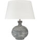 Cross 24 inch 60 watt Medium Gray/White Table Lighting Portable Light