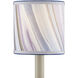 Marble Paper Lilac and Blue Agate 5 inch Drum Chandelier Shade