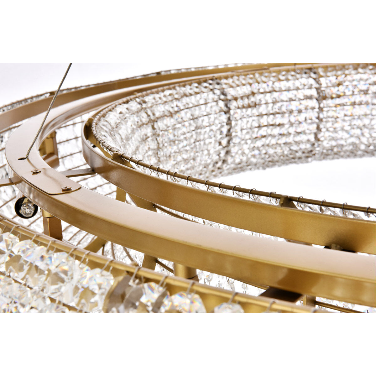 Paris 20 Light 52 inch Brass Chandelier Ceiling Light