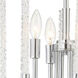 Laretto 4 Light 12 inch Chrome Chandelier Ceiling Light