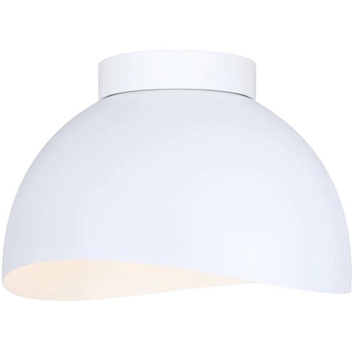 Henlee 2 Light 11 inch White Flush Mount Ceiling Light