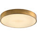 Floe 24 inch Brushed Brass Flush Mount Ceiling Light