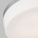 Rhett LED 12 inch Brushed Nickel Flush Mount Ceiling Light in Brushed Nickel Silver, Medium