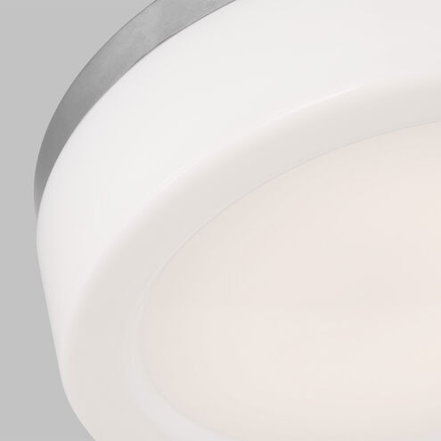 Rhett LED 12 inch Brushed Nickel Flush Mount Ceiling Light in Brushed Nickel Silver, Medium