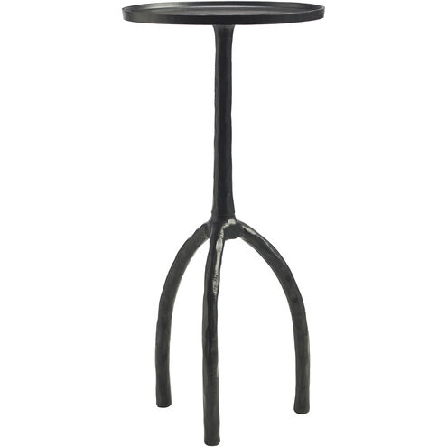 Konsta 25 X 12 inch Matte Black Powder Coated Side Table