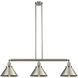 Franklin Restoration Briarcliff LED 43 inch Brushed Satin Nickel Island Light Ceiling Light, Franklin Restoration