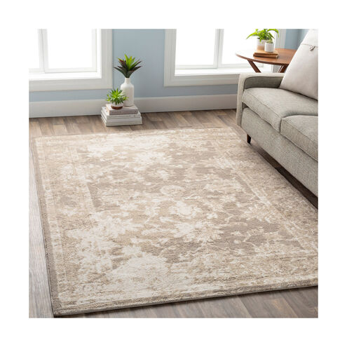 Acton 90 X 63 inch Taupe/Cream/White Rugs, Polyester