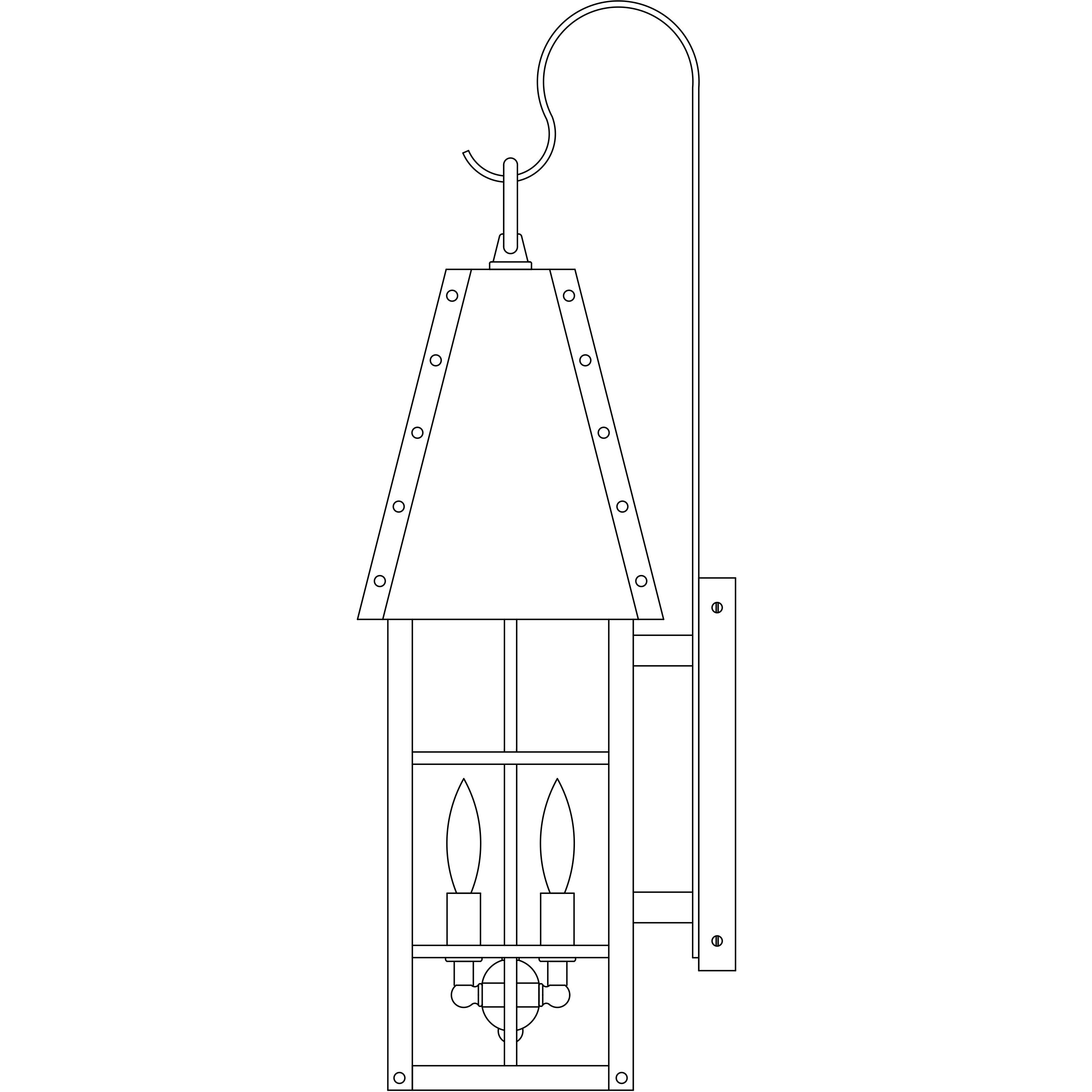 Hampton 2 Light 8 inch Satin Black Wall Mount Wall Light in White Opalescent