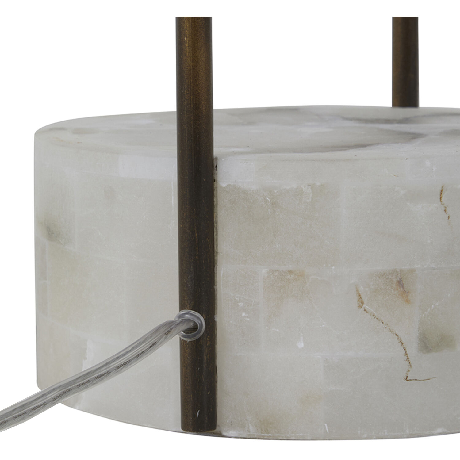 Owen 32 inch Stained Gold / Brushed Copper Table Lamp Portable Light