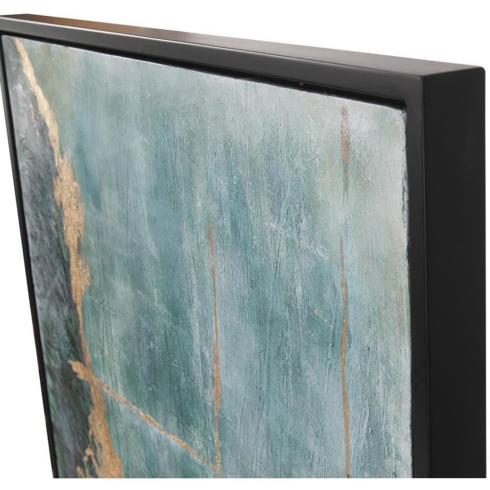 Ocean Wave 2 51 X 31 inch Hand Painted Wall Art