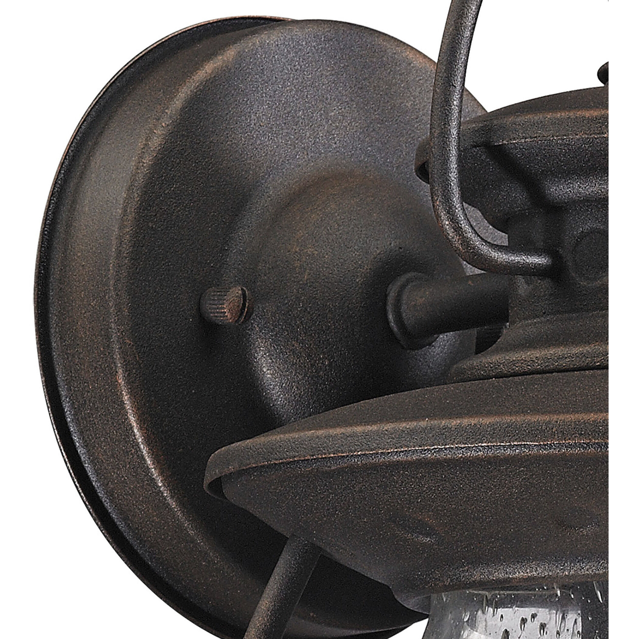 Village Lantern 1 Light 13 inch Weathered Bronze Outdoor Wall Sconce