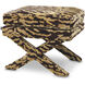 Cordoba 19.69 inch Tigris Brown Stool
