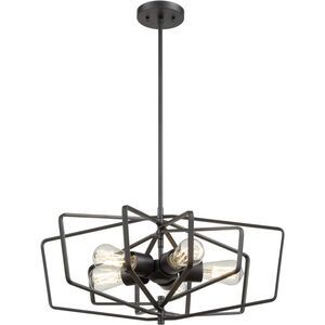 Inuvik 5 Light Multiple Finishes and Graphite Pendant Ceiling Light