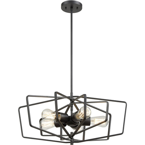 Inuvik 5 Light Multiple Finishes and Graphite Pendant Ceiling Light