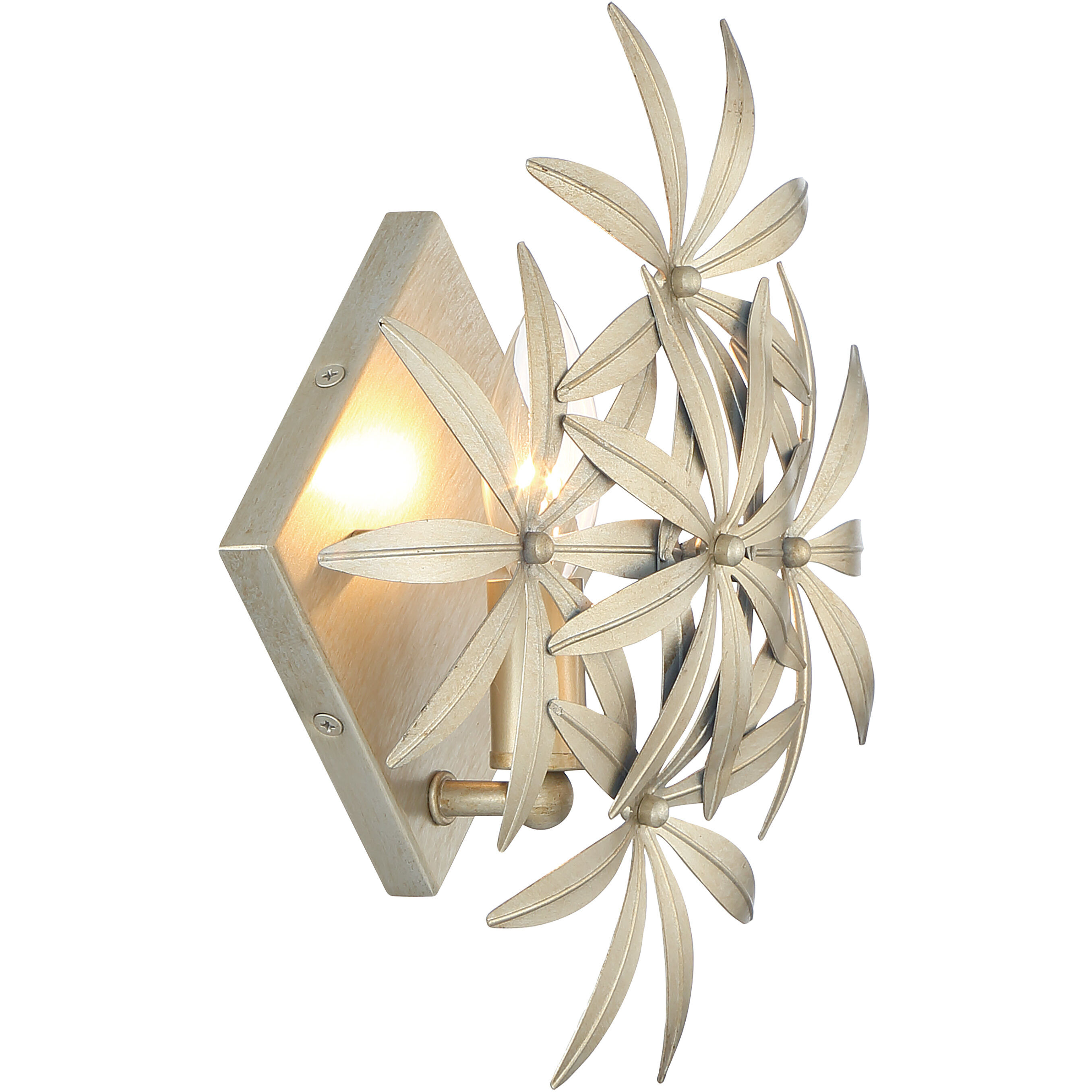 Flower Child 1 Light 12 inch Ambry Gold Wall Sconce Wall Light