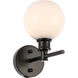Collier 1 Light 6 inch Black Wall sconce Wall Light